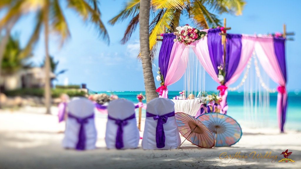 Parasol Umbrellas For Beach Wedding Caribbean Wedding Blog