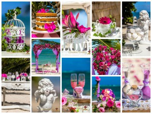 Shabby chic wedding decoration - Caribbean Wedding Blog