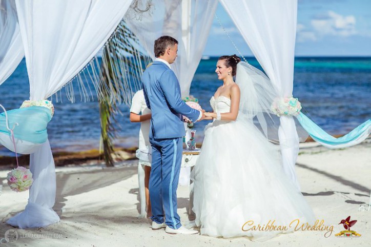 Wedding Tiffany&Pink style in Dominican Republic